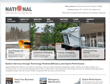 Tablet Screenshot of nationalmaintsys.com